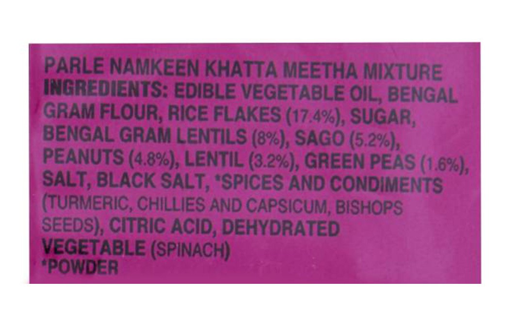 Parle Khatta Meetha Mixture   Pack  198 grams